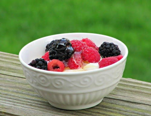 Homemade Yogurt with Fresh Berries and Honey