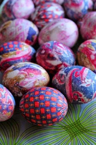 Colorful Easter eggs. 