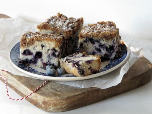 Blueberry Coffeecake with Spiced Crumble Topping