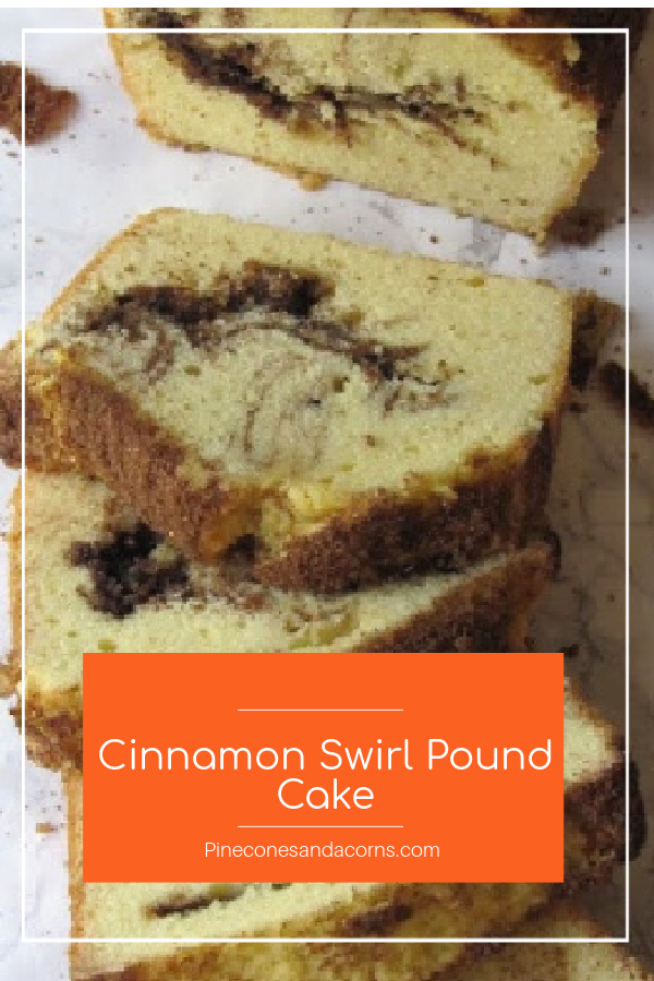 Cinnamon Swirl Pound Cake.