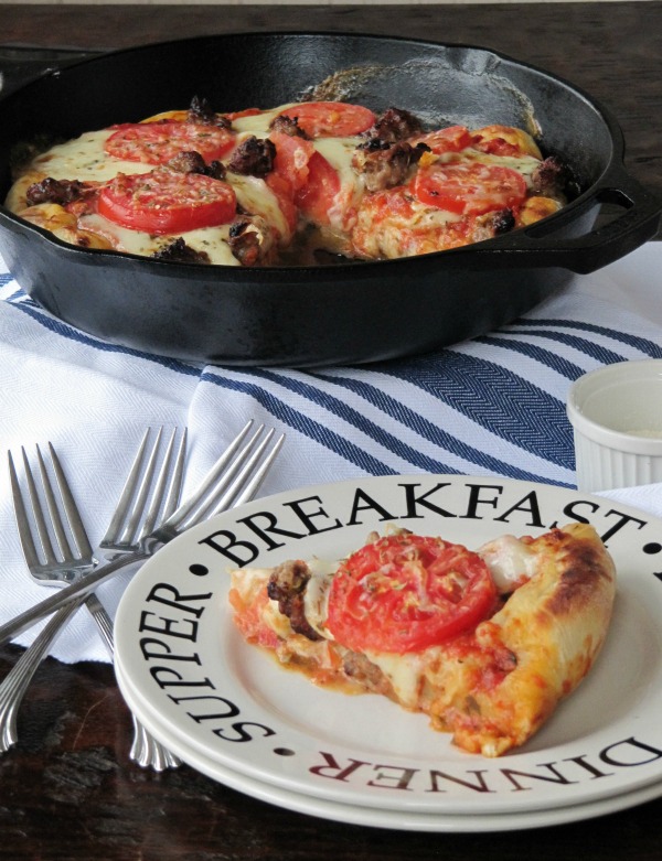 Cast Iron skillet pizza