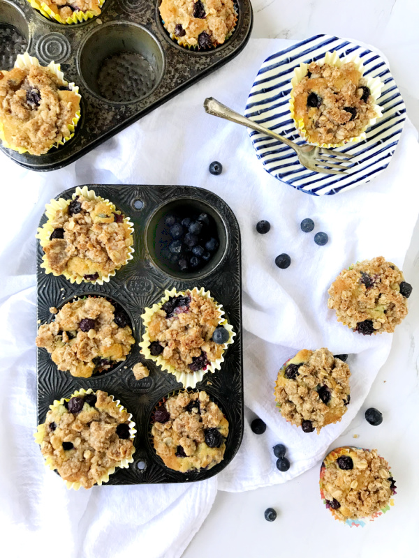 Blueberry Streusel Muffins