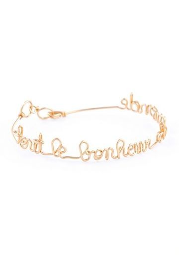 ATELIER PAULIN ORIGINAL PERSONALIZED MANTRA BRACELET