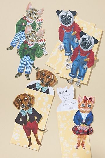 NATHALIE LETE cards Pinecones and acorns