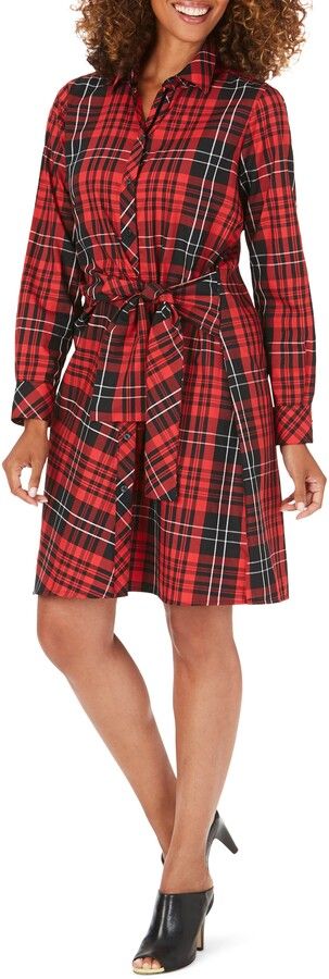 Red and Black Plaid Dress Nordstrom on Pinecones and Acorns