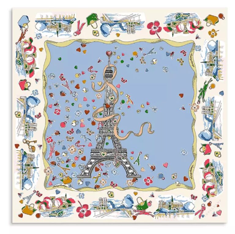 Lonchamps Paris Scarf Gifts for Franchophiles