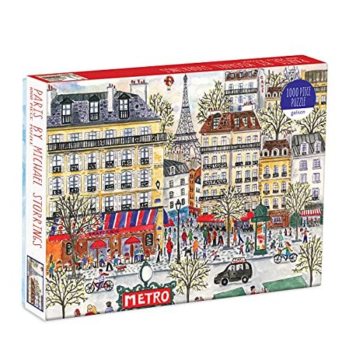 1000 Piece Puzzle of Paris scene with Eiffel Tower