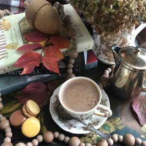 hot chocolate cookbooks and macrons