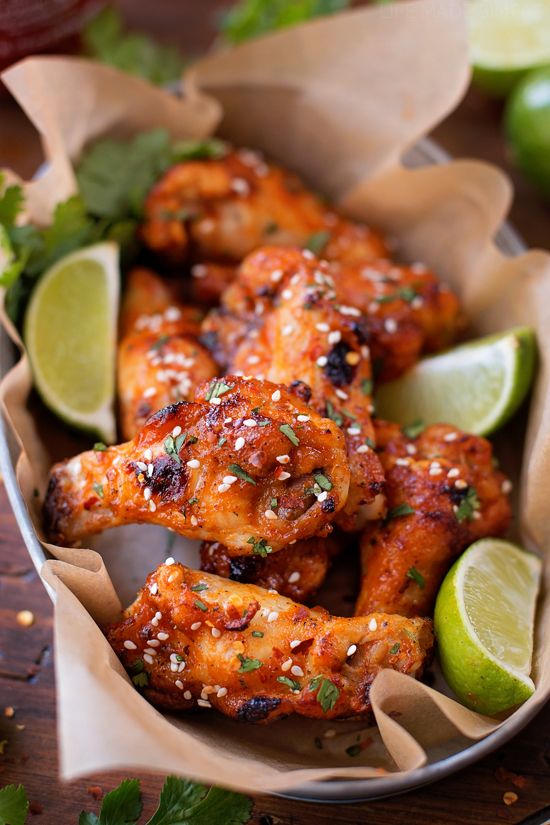 Friday favorites food oven baked firecracker wings