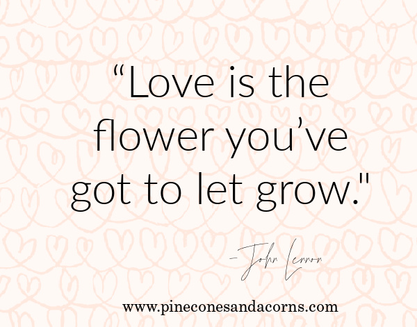 Saturday Meanderings “Love is the flower you’ve got to let grow.” 
