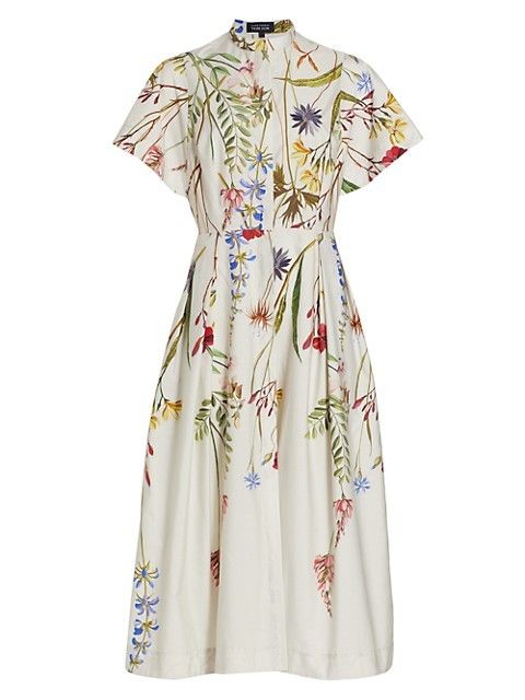 MOTHER’S DAY GIFT IDEAS Teri Jon by Rickie Freeman Cotton Shirtdress with flowers