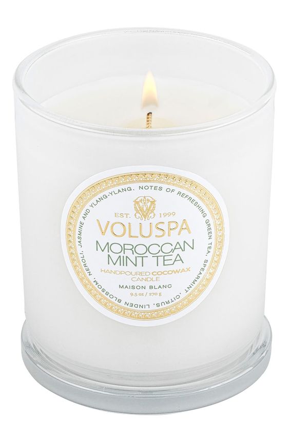 friday favorites Moroccan Mint Tea Candle