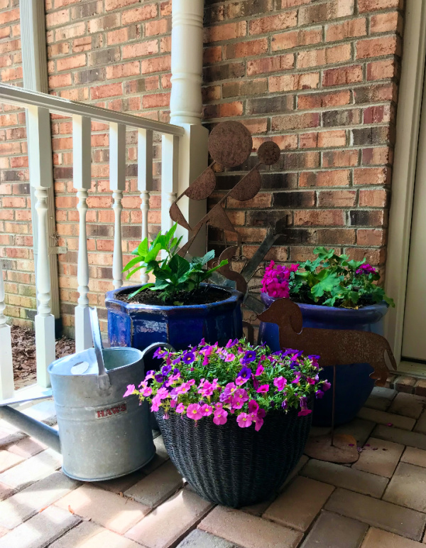 Monday Musings front porch planters