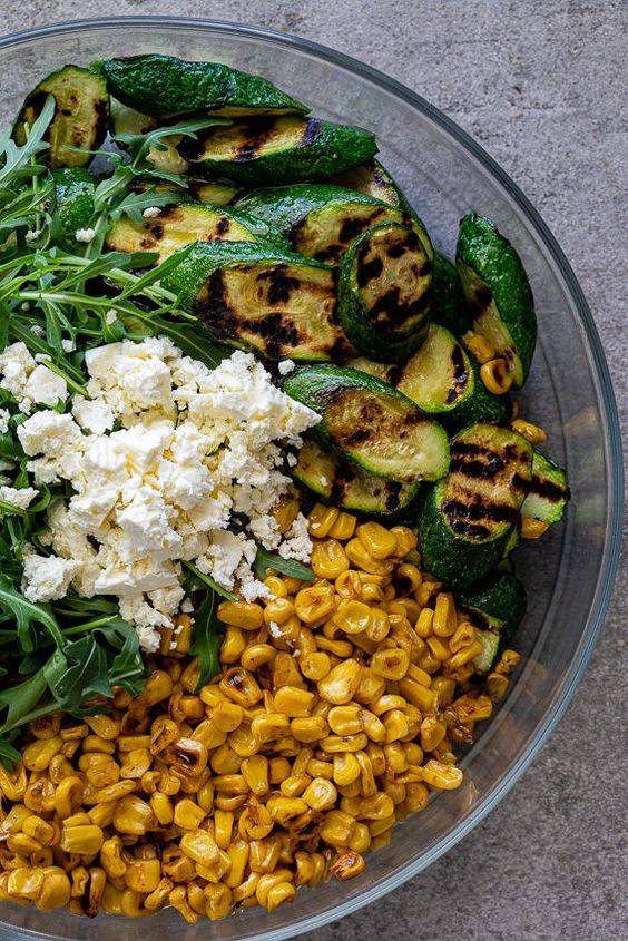 friday favorites no 484 CORN AND GRILLED ZUCCHINI SALAD