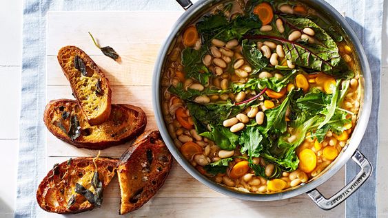 friday favorites Cannellini-Bean and Greens Stew