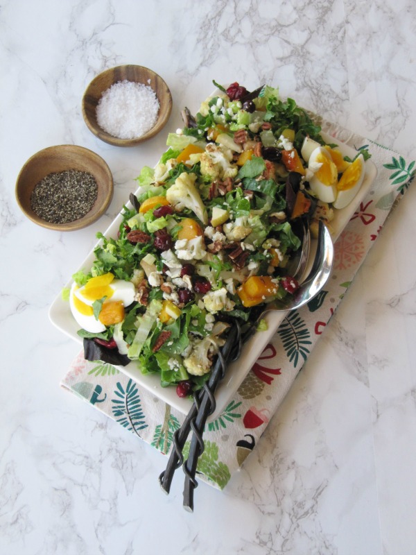 Friday Favorites roasted cranberry cauliflower and butternut squash salad