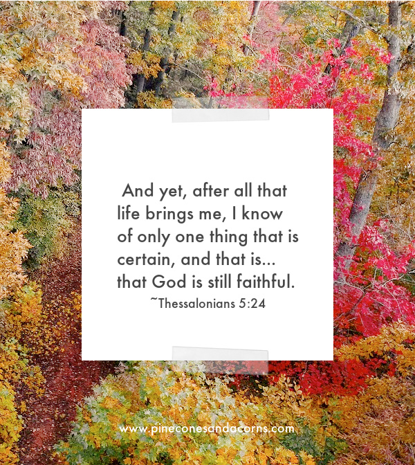 Silent Sunday Thessalonians 5_24