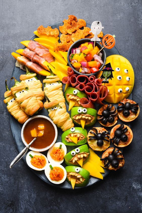 Halloween food board
