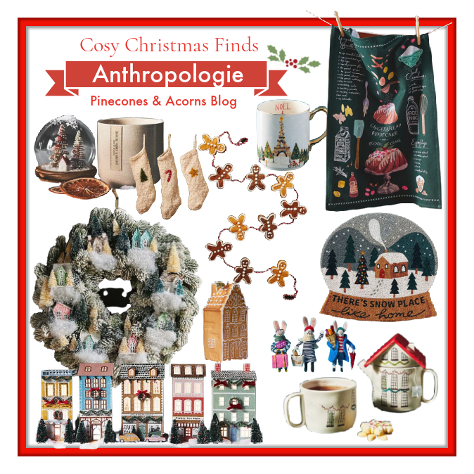 Anthropologie cosy christmas finds Pinterest pin