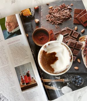 Flatlay Hot Chocolate and The English Home