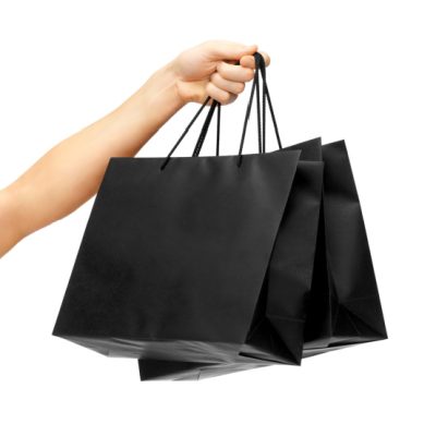 Black Friday shopping bags