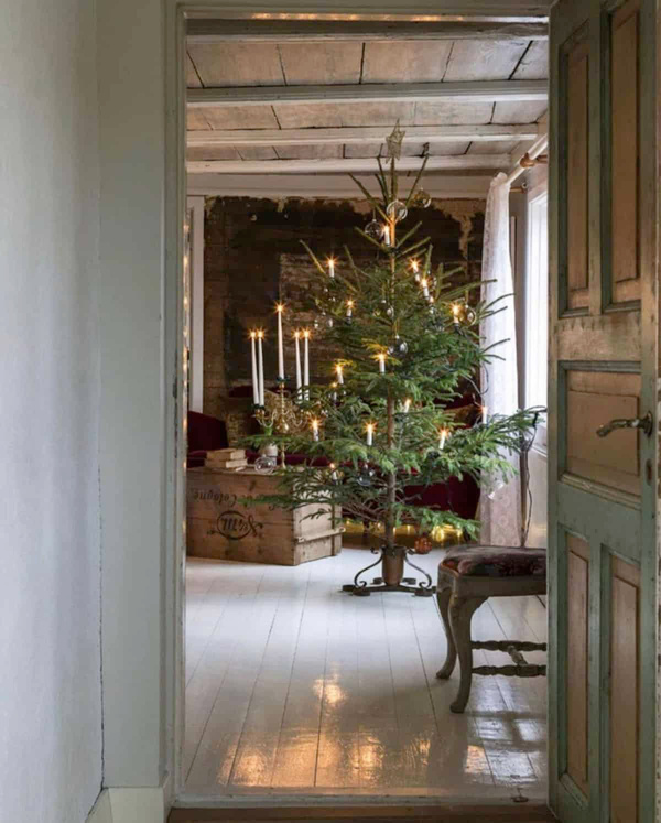 weekend meanderings Scandinavian Christmas tree
