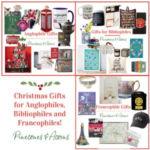 holiday gift list collage anglophiles bibliophiles and francophiles