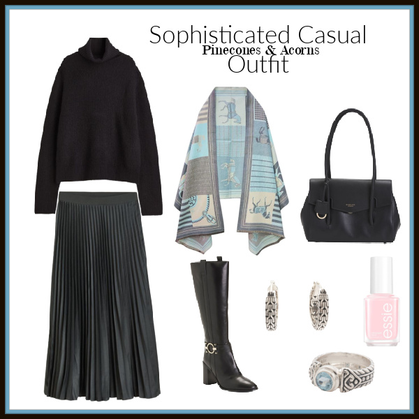 sophisticated casual outfit