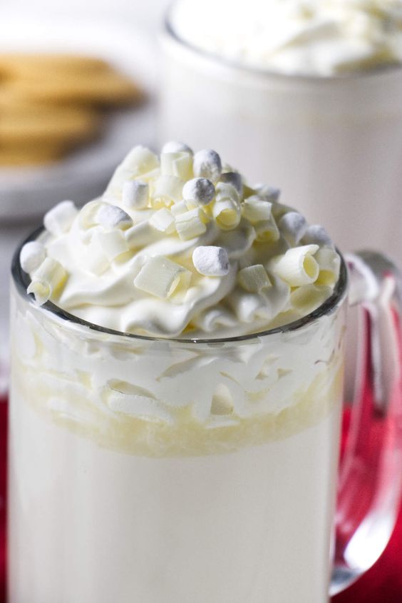 copycat Starbucks white hot chocolate.