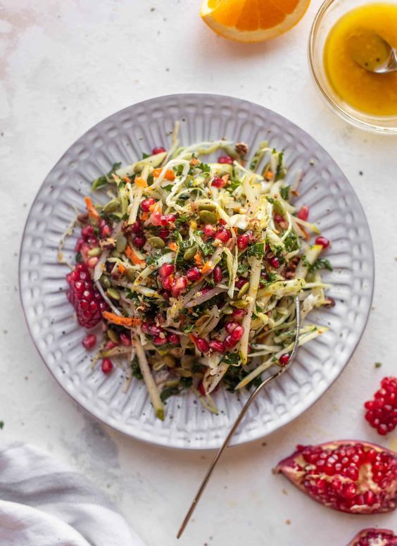 Crunchy winter slaw. 