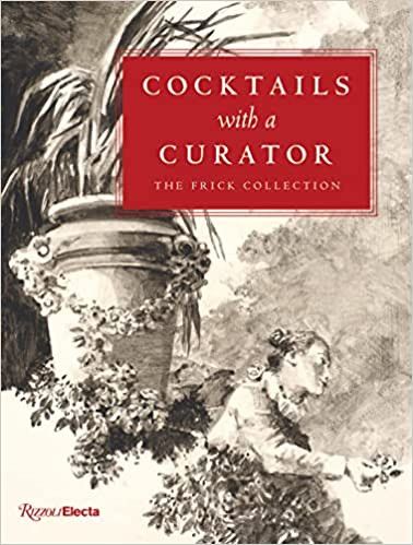 Cocktails with a curator book.
