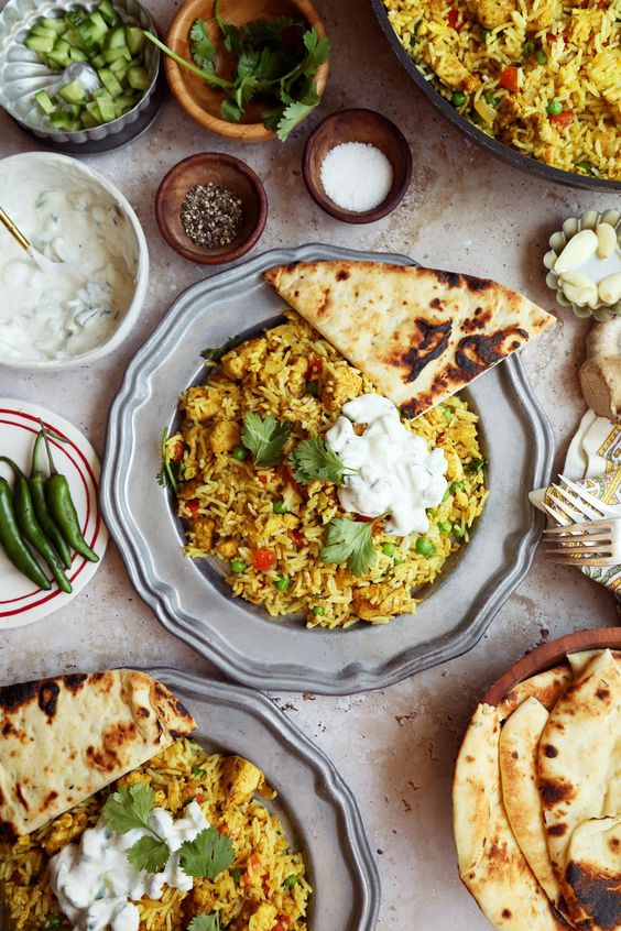 Chicken Tikka Masala Fried Rice. 