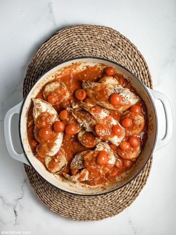 Chicken Polenta Bake