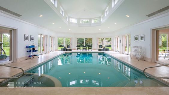 Turville Grange swimming pool. 