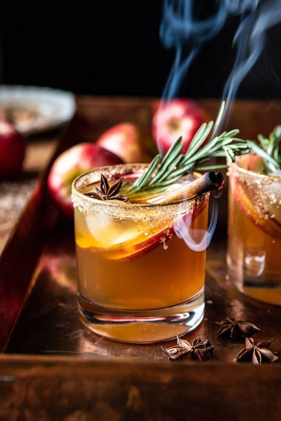 Smoky Harvest Apple Cider Margarita.