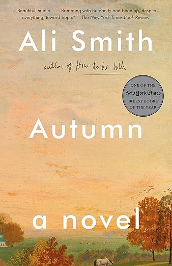 book cover of Autumn by Ali Smith. 
