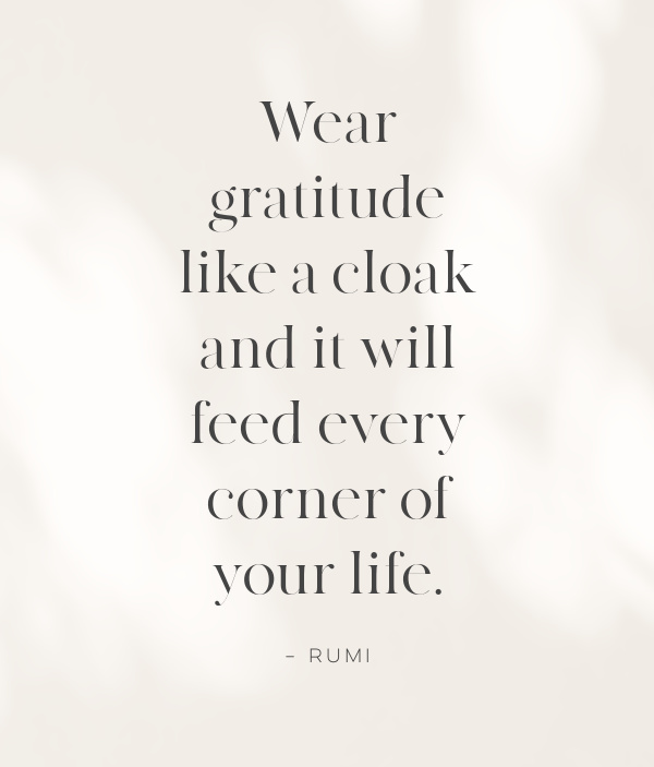 Weekend Meanderings Gratitude Quote