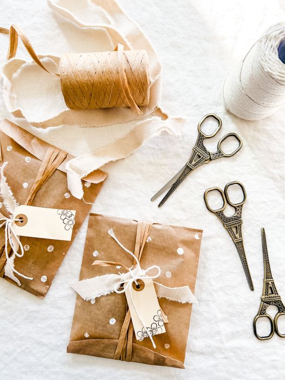 small pairs of Eiffel Tower scissors. 