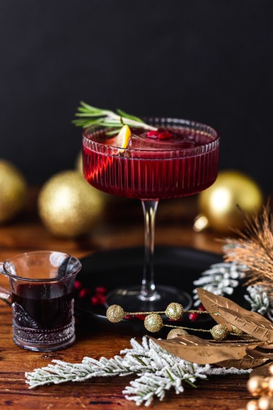 Pomegranate French 75