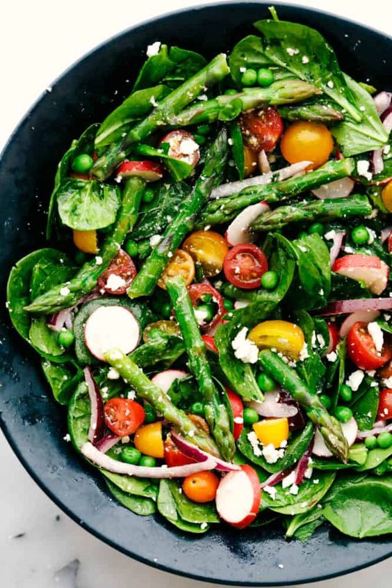 Asparagus Salad with Lemon Vinagrette