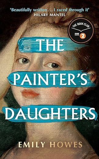 Book cover of The Painters Daughters with a beautiful young girl. 