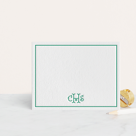 Monogram stationary. 