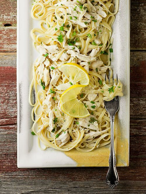 lemon chicken pasta.