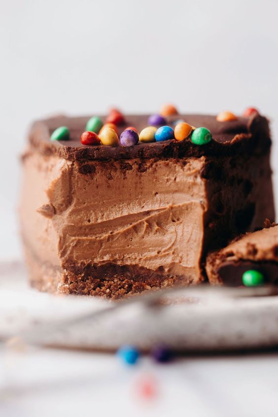 Cosmic Brownie Cheesecake. 
