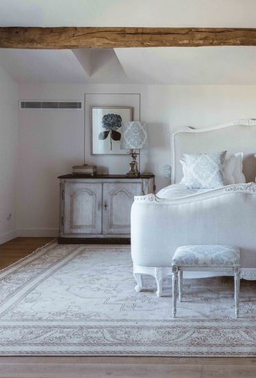 maison dubreuil French country house bedroom.