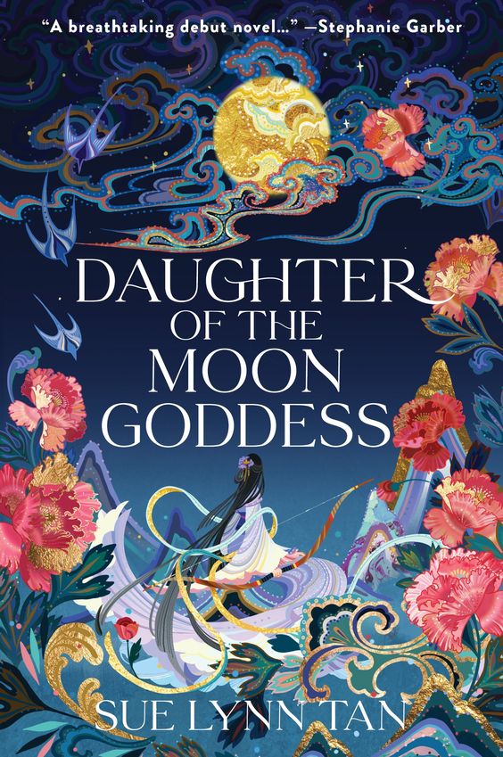 Daughter of the Moon Goddess book cover. 
