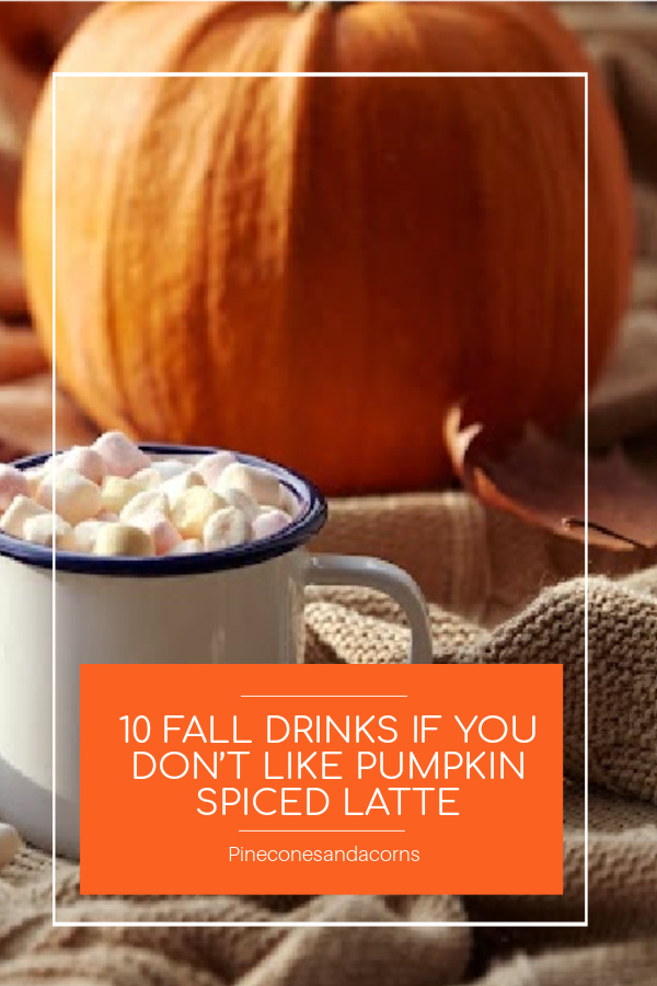 10 fall drinks if your don't like pumpkin spiced latte pinecones and acorns