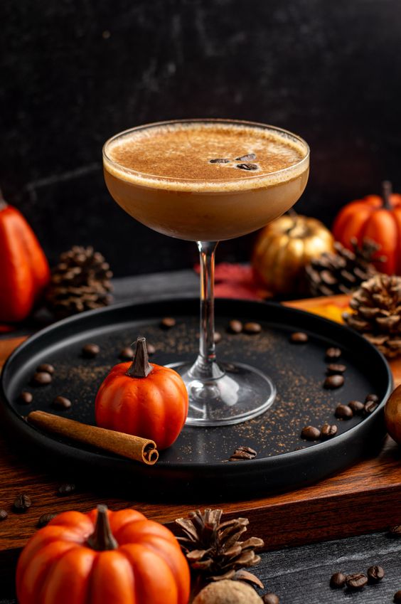 Pumpkin spice martini