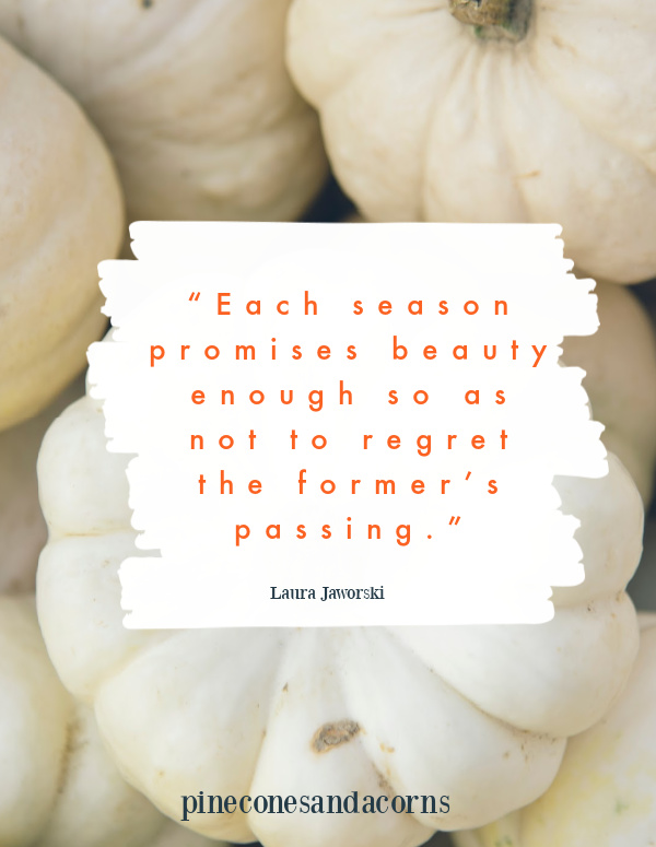 Fall Quote ~ Laura Jaworski