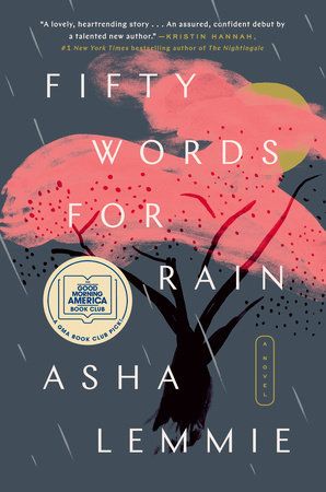 50 Words for Rain Book Cover. 
